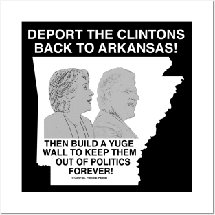 Deport the Clintons Posters and Art